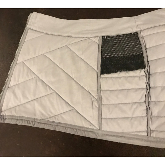 Smartwool Smartloft Gray Quilted Zip Skirt - Size Small - Picture 8 of 15